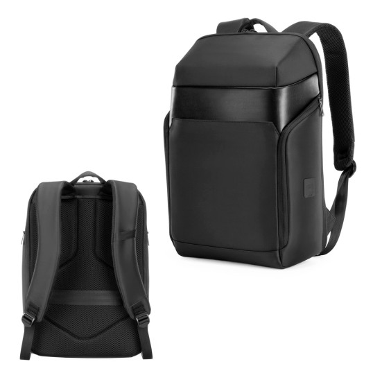 Mochila Premium em Poliéster para Notebook USB Personalizada