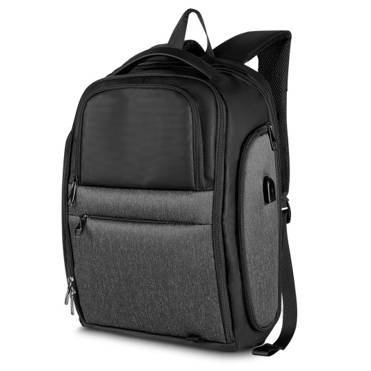 Mochila Premium Em Poliéster para Notebook USB Personalizada