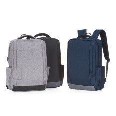 Mochila Nylon Para Notebook USB Personalizada