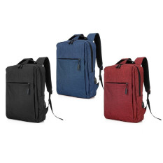 Mochila em Nylon para Notebook USB Personalizada