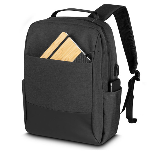 Mochila em Poliéster e PU para Notebook Personalizada
