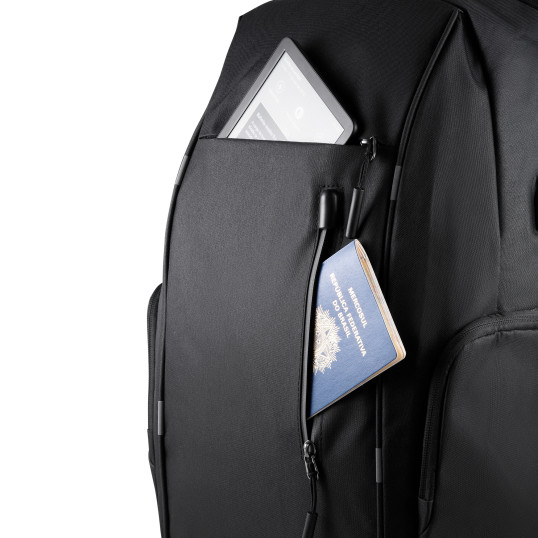 Mochila para Notebook em poliéster USB Personalizada
