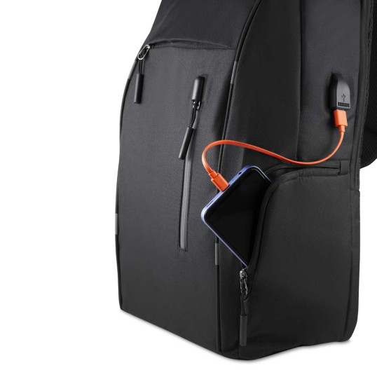 Mochila para Notebook em poliéster USB Personalizada
