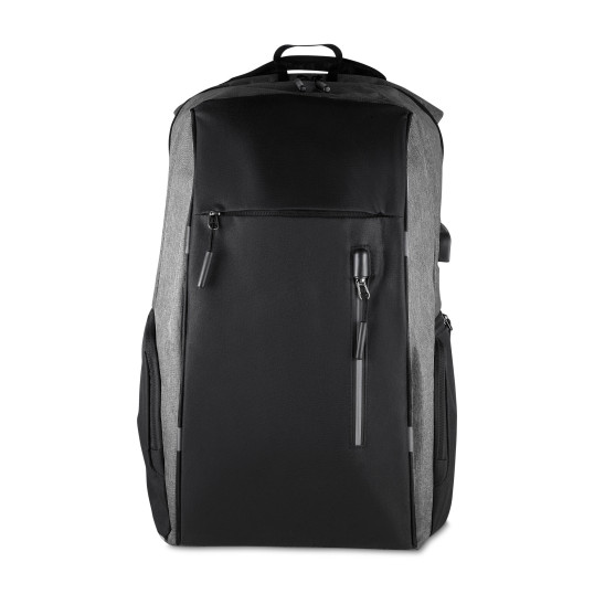 Mochila para Notebook em poliéster USB Personalizada