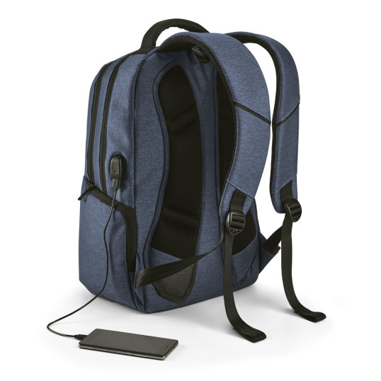 Mochila Em Nylon para Notebook USB Personalizada