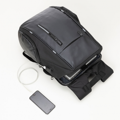 Mochila para Notebook com Porta USB Personalizada Mochila para Notebook com Porta USB Personalizada