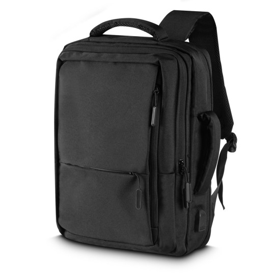 Mochila Premium Pasta para Notebook USB Personalizada