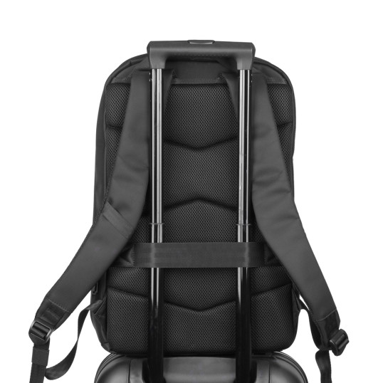 Mochila Premium em Poliéster para Notebook USB Personalizada