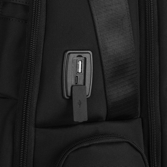 Mochila Premium Em Nylon Para Notebook USB Personalizada