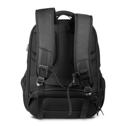 Mochila Premium Em poliéster para notebook USB Personalizada