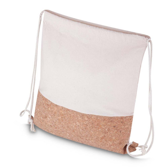 Mochila Saco em Algodão e cortiça Personalizada