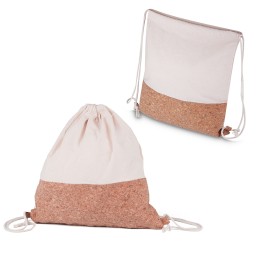 Mochila Saco em Algodão e cortiça Personalizada