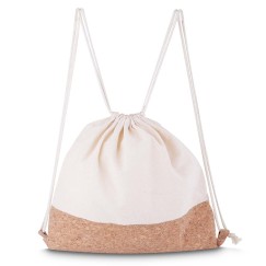 Mochila Saco em Algodão e cortiça Personalizada