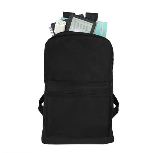 Mochila em Oxford com Detalhe em Couro Sintético Personalizada