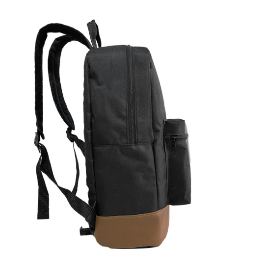 Mochila em Oxford com Detalhe em Couro Sintético Personalizada