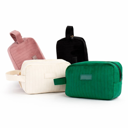 Necessaire em Poliéster Aveludado Personalizada