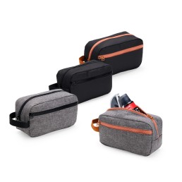 necessaire em poliéster com alça de mão Personalizada