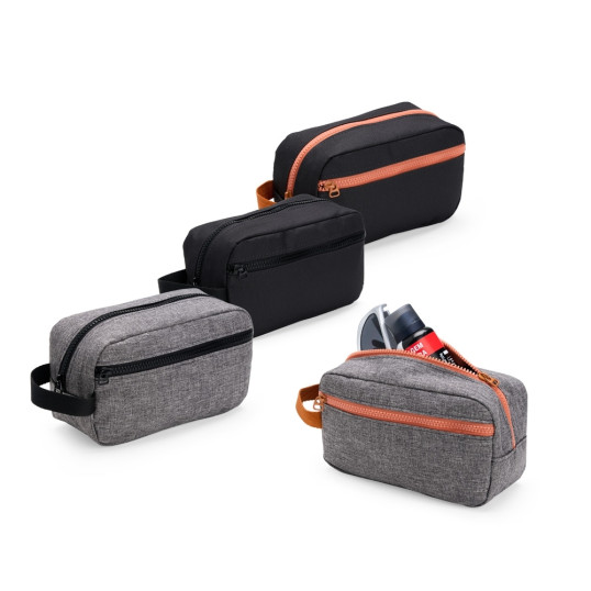 necessaire em poliéster com alça de mão Personalizada