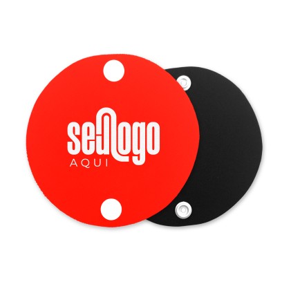 Organizador de cabos em neoprene com botão Personalizado Organizador de cabos em neoprene com botão Personalizado