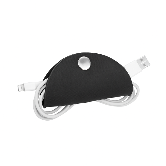 Organizador de cabos em neoprene com botão Personalizado