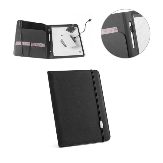 Pasta A4 em Poliéster Reciclado E Caderno Personalizada