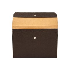 Pasta Envelope Ecológica em Kraft com Fecho Imantado Personalizada