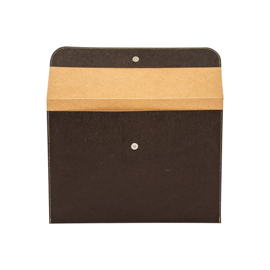 Pasta Envelope Ecológica em Kraft com Fecho Imantado Personalizada