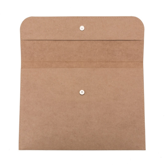 Pasta Envelope Ecológica em Kraft com Fecho Imantado Personalizada