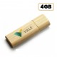 Pen Drive Bambu com Tampa 4 GB Personalizado