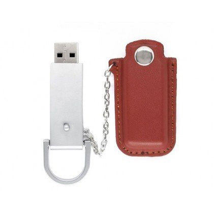 Pen Drive com Capa em Couro 16GB Personalizado