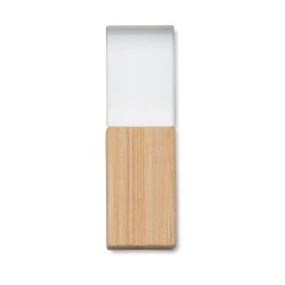 Pen Drive Vidro e Madeira 32GB (3.0) Personalizado