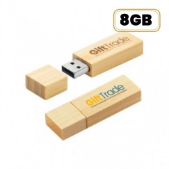 Pen Drive  Bambu Com Tampa  8GB Personalizado