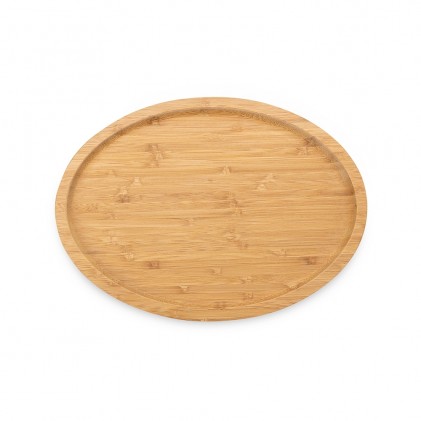 Petisqueira de Bambu Oval Personalizada