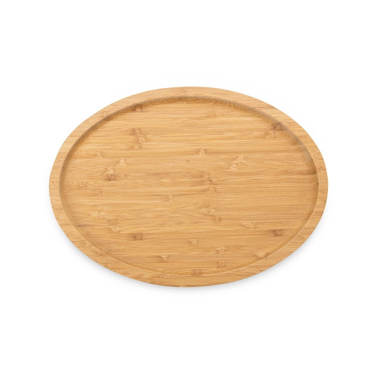 Petisqueira de Bambu Oval Personalizada