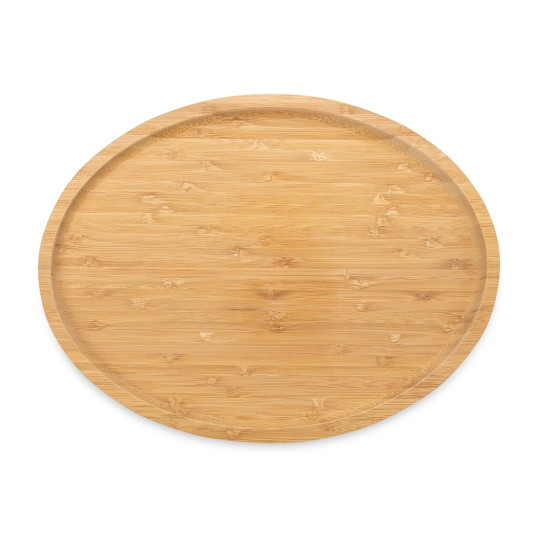 Petisqueira de Bambu Oval Personalizada