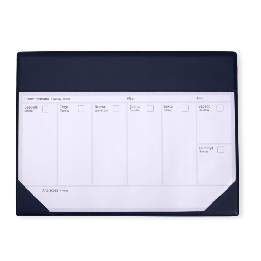 Planner Semanal de Mesa Personalizada