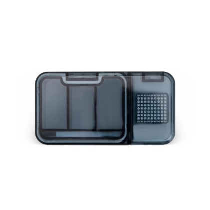 Porta Comprimidos em Plástico com Cortador, Triturador e Compartimentos Personalizado Porta Comprimidos em Plástico com Cortador, Triturador e Compartimentos Personalizado