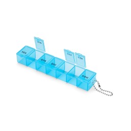 Porta comprimidos semanal em plástico com 7 divisórias Personalizado