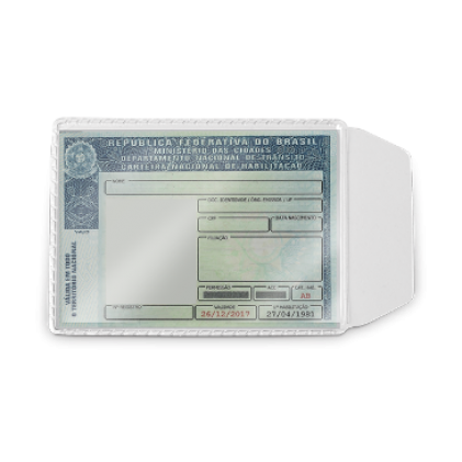 Porta Documento CNH PVC 0,10mm Personalizada