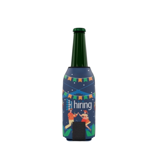 Porta Long Neck com Velcro em Neoprene Personalizada