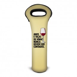 Porta Vinho em Neoprene 750 ml Personalizado