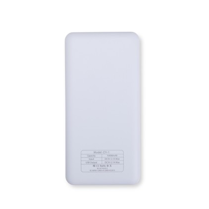 Power Bank 10.000 mAh com Indicador LED Personalizada Power Bank 10.000 mAh com Indicador LED Personalizada