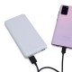 Power Bank 10.000 mAh com Indicador LED Personalizada Power Bank 10.000 mAh com Indicador LED Personalizada