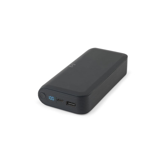 Power Bank Bateria Carregador Indução Abs Reciclado 20000 mAh Personalizada