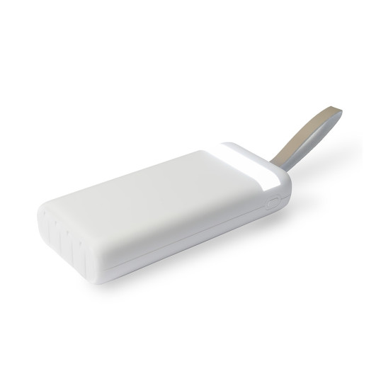 Power Bank Carregador com Lanterna e Multissaídas 20.000 mAh Personalizada