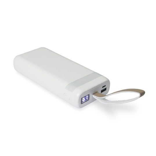 Power Bank Carregador com Lanterna e Multissaídas 20.000 mAh Personalizada