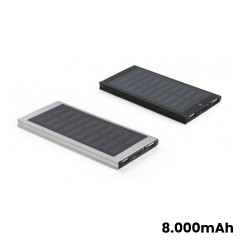 Power Bank carregador Solar em Alumínio Reciclado Personalizado