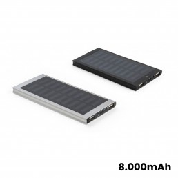 Power Bank carregador Solar em Alumínio Reciclado Personalizado