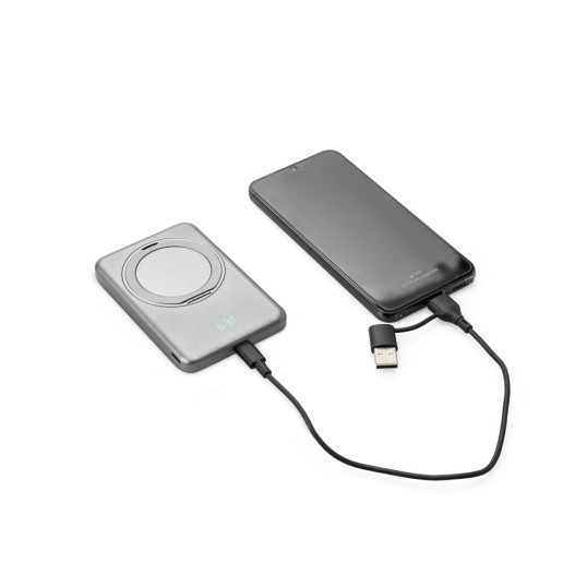 Power Bank Em ABS reciclado 5000mAH Personalizada