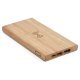 Power Bank em Bambu Wireless Personalizado